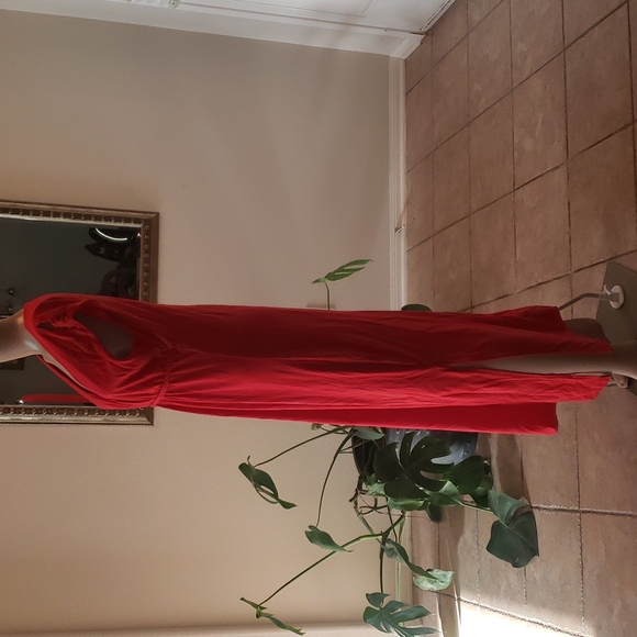 M Braided details empire waist crisscross cut out shoulder - Picture 3 of 6